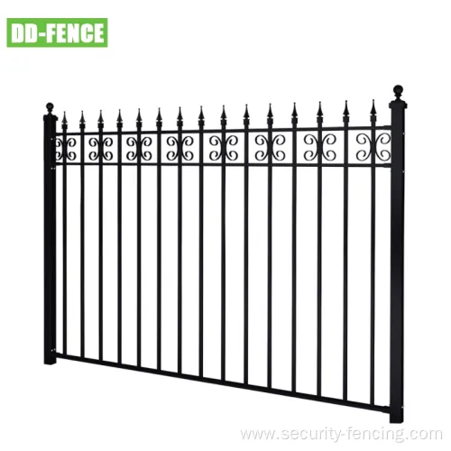 Spear Top Weld Tubular Steel Ornamental Fence Panels